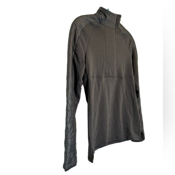 Athleta Gray Quilted Half Zip Size XS - Picture 3 of 11
